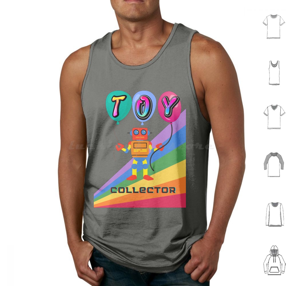 Vintage Collectibles Toys - Toy Collector Tanktops mit Aufdruck aus