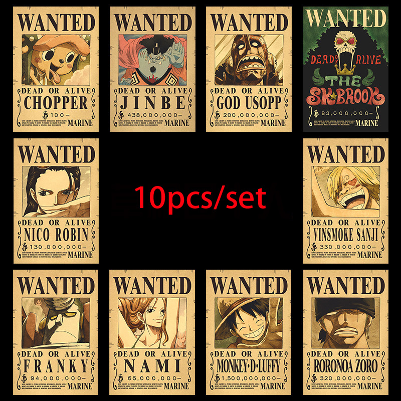 Vintage Toys Collection - 10 Stück Anime One Piece Luffy