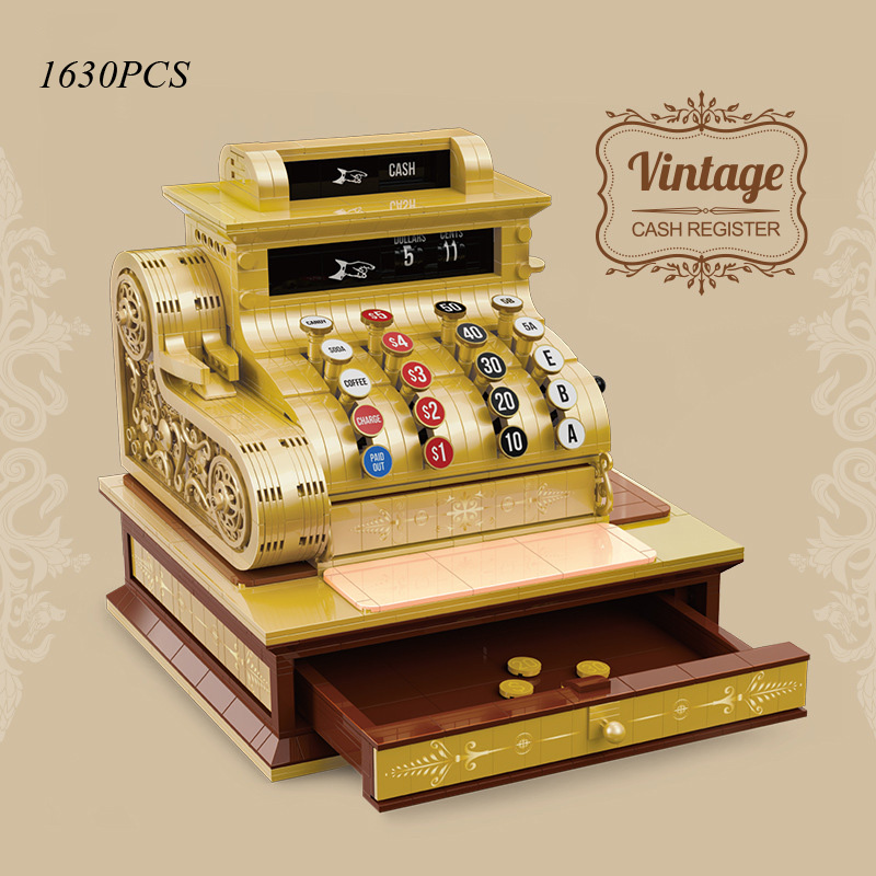 Vintage Toys Collection - Kreative klassische Vintage Retro Registrierkasse Mini