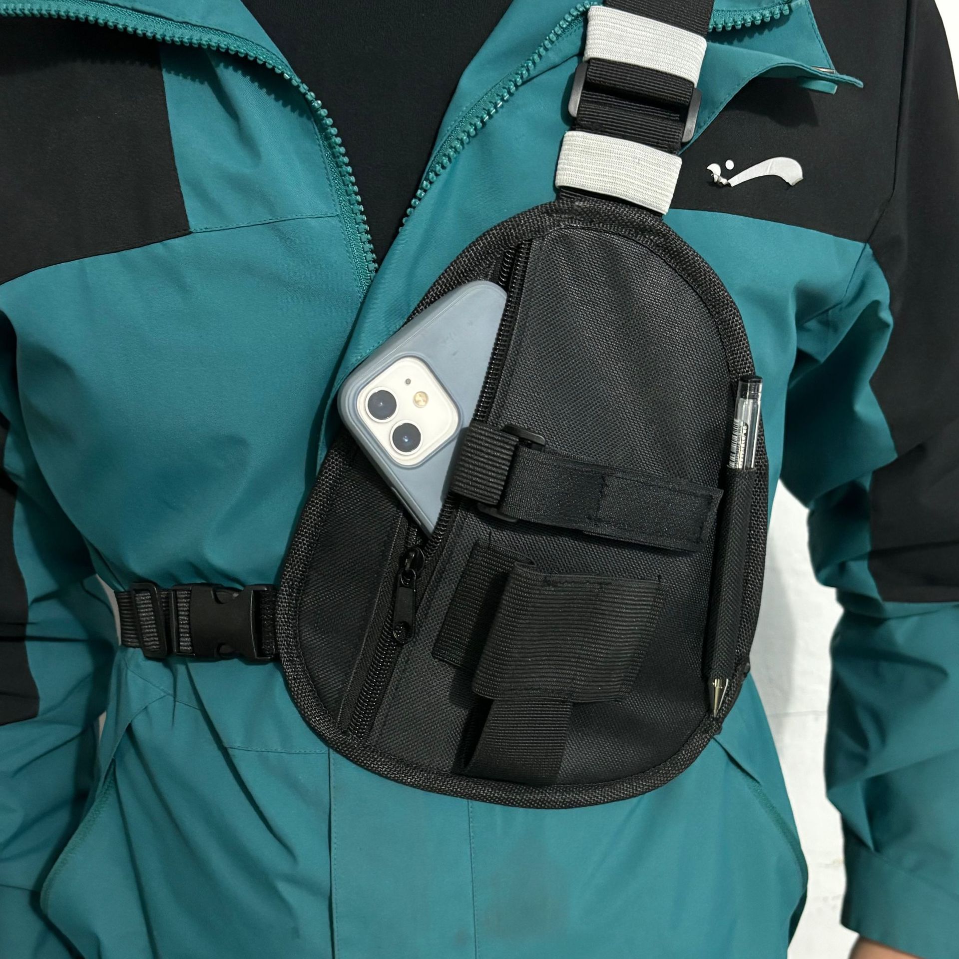 Cassette Walkman Belt - Multifunktionale Brusttasche für Walkie-Talkies - Tragbare