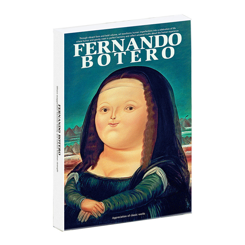 Collectible Vintage Greeting Cards - 30 Stück Fernando Botero Kunstwerk-Postkarten, Vintage-Ölgemälde,