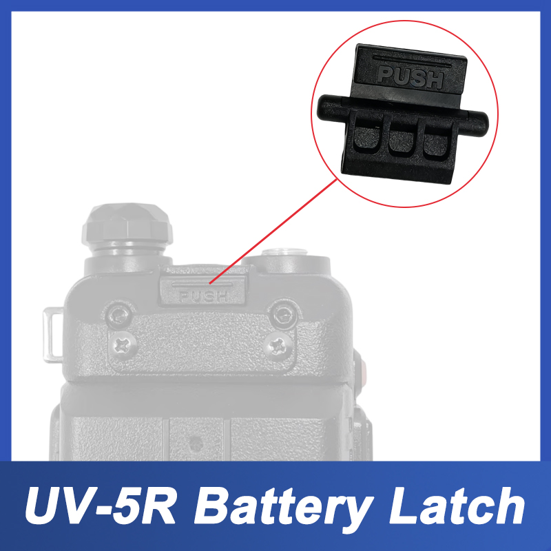 Cassette Walkman Belt - Druckknopf-Batterieverschluss für Baofeng Walkie Talkie UV5R