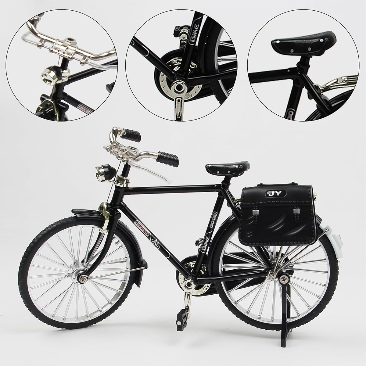 Vintage Toys Collection - Retro-Fahrradmodell aus Legierung, Vintage-Klassiker als Schreibtisch-Dekoration
