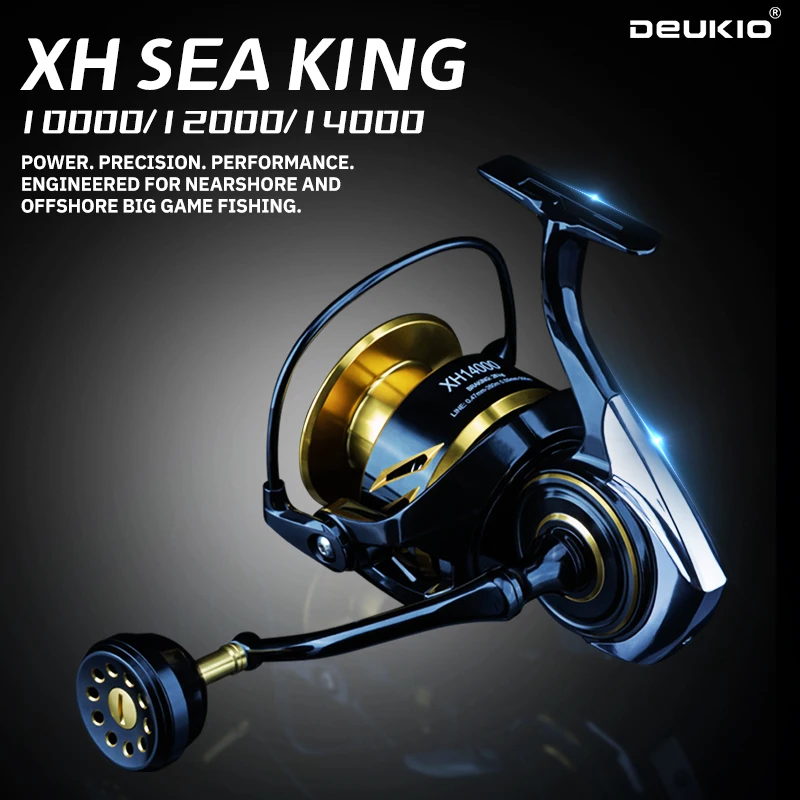 Developing Tank Reel - DEUKIO 2026 Long Shot Salzwasser-Angelrolle Spinning