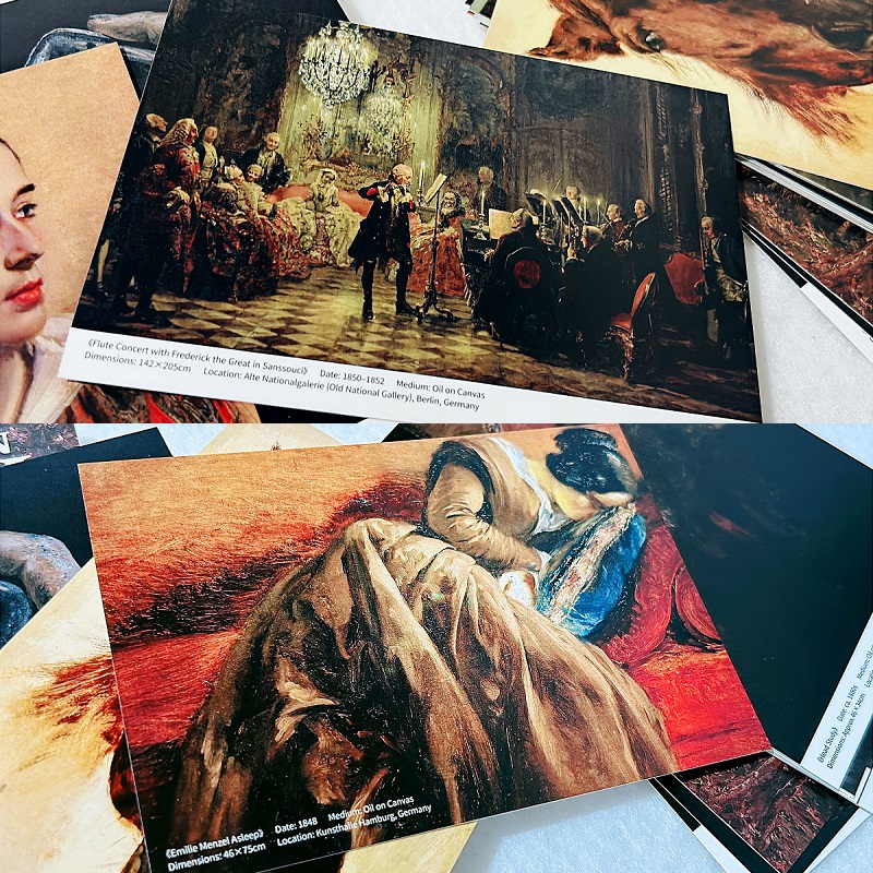 30-teiliges Adolph Von Menzel  – Collectible Vintage Greeting Cards Bewertung und Preis