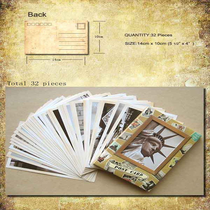 DIY Retro 32 Stück/Beutel Vint – Collectible Vintage Greeting Cards Bewertung und Preis