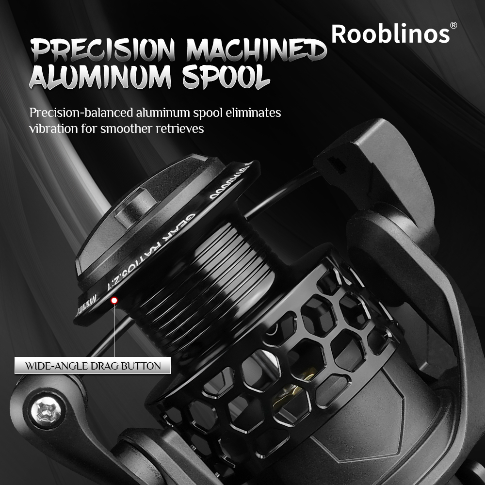 ROOBLINOS Spinnrolle 1000-7000 – Developing Tank Reel Bewertung und Preis