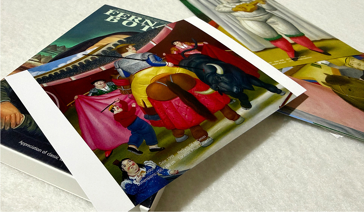 30 Stück Fernando Botero Kunst – Collectible Vintage Greeting Cards Bewertung und Preis