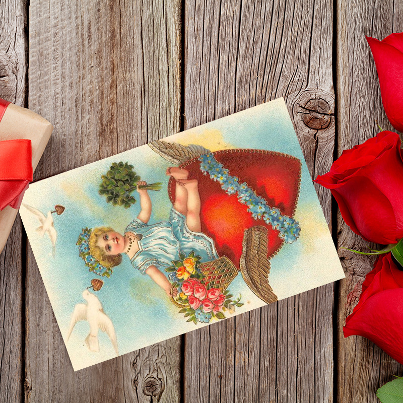 12 stücke Valentinstag Vintage – Collectible Vintage Greeting Cards Bewertung und Preis